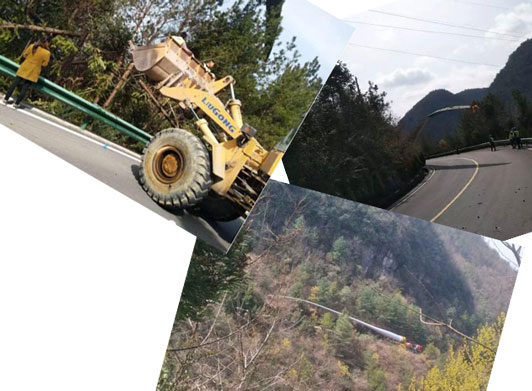 大件運(yùn)輸受阻，負(fù)責(zé)人合力清障